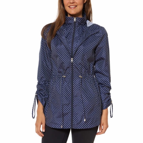 Jones New York $78 Packable Parka In A Pocket Blue - Picture 6 of 12